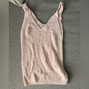 Madewell Blush Knit Tank Top